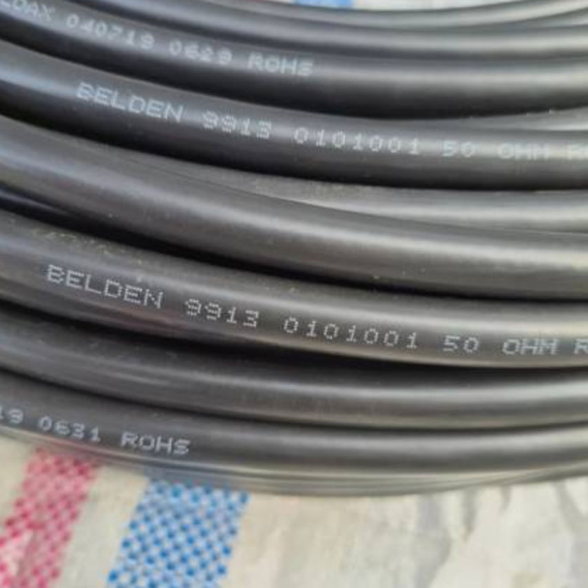 RF Coaxial Kabel RG9, belden 9913 , 50 OHM RG8 RG-8/U inner tunggal - original USA