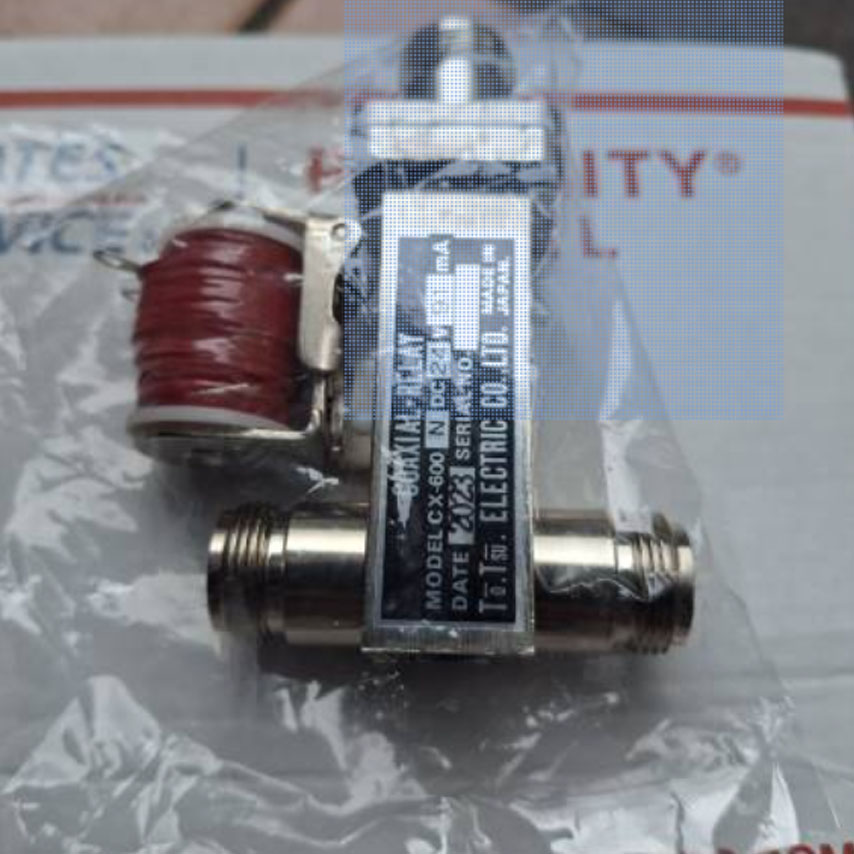 Relay Coaxial Antena Merk Tohtsu, Tipe CX-600N 24V dengan model konektor N female