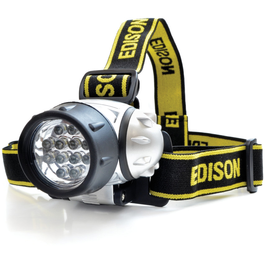 12 LED HEADBAND TORCH 12
Super
Bright
LEDs.
4 Modes:
4 LEDs
on
(power
saving),
8 LEDs
on,
12
LEDs
on,
12
LEDs
flashing.
Beam
range:
20m
(angle
adjustable).
Battery
life
(on
power
saving
mode):
200
hours.
IPX4.
3 AAA
batteries
not
included