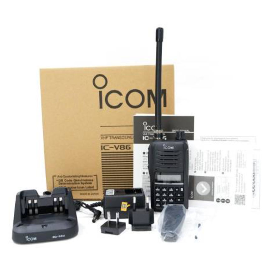 HT ICOM VHF tipe V86 frekuensi 136-174 MHz