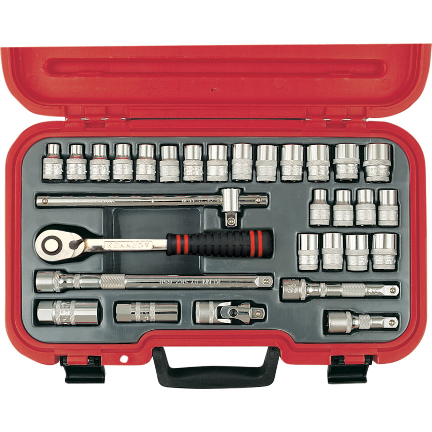 Kennedy-Pro.MM/AF SOCKET SET 30PC 1/2