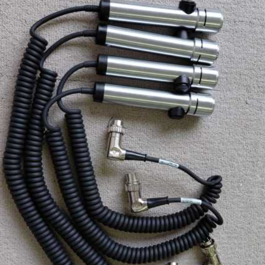 Microphone Peiker TM110 TF, untuk radio VHF airband portable merk BECKER dan DITTEL