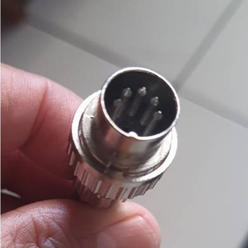 Microphone Peiker TM110 TF, untuk radio VHF airband portable merk BECKER dan DITTEL