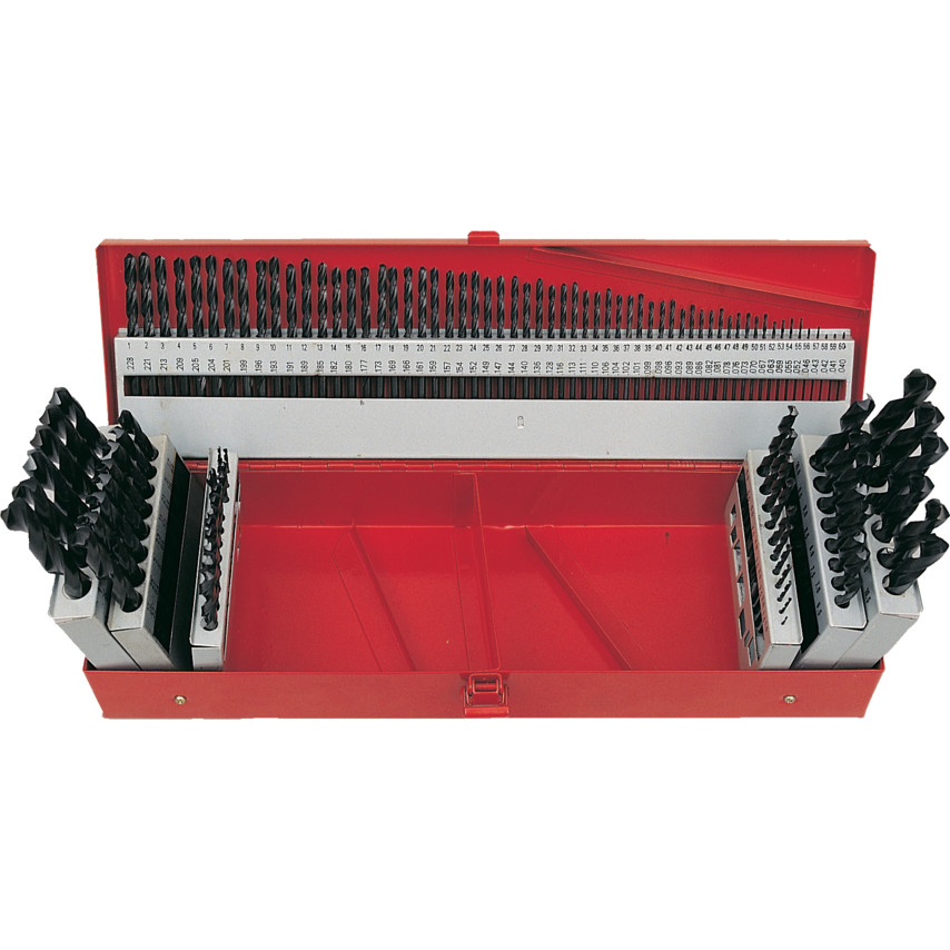 SET OF 114 HSS MET/IMP JOBBER DRILLS
